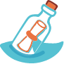 Message in a bottle icon